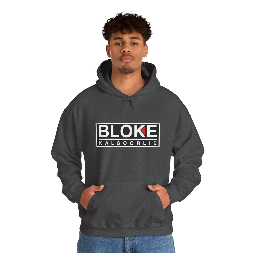 “BLOKE KALGOORLIE” Hoodie – Built for the Heat, the Dust, and the Pub Run