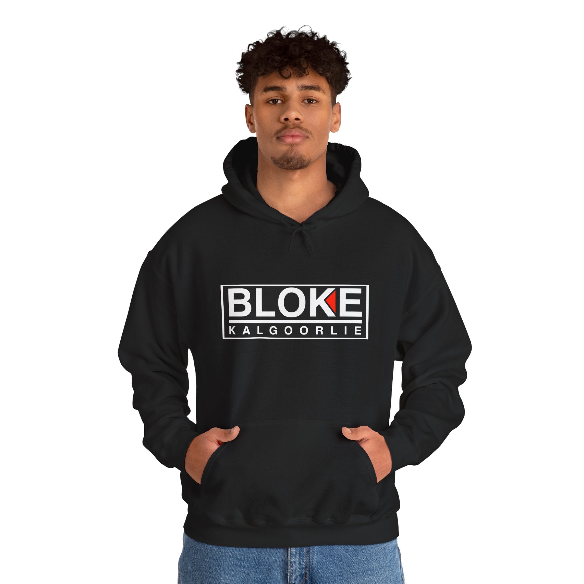 “BLOKE KALGOORLIE” Hoodie – Built for the Heat, the Dust, and the Pub Run