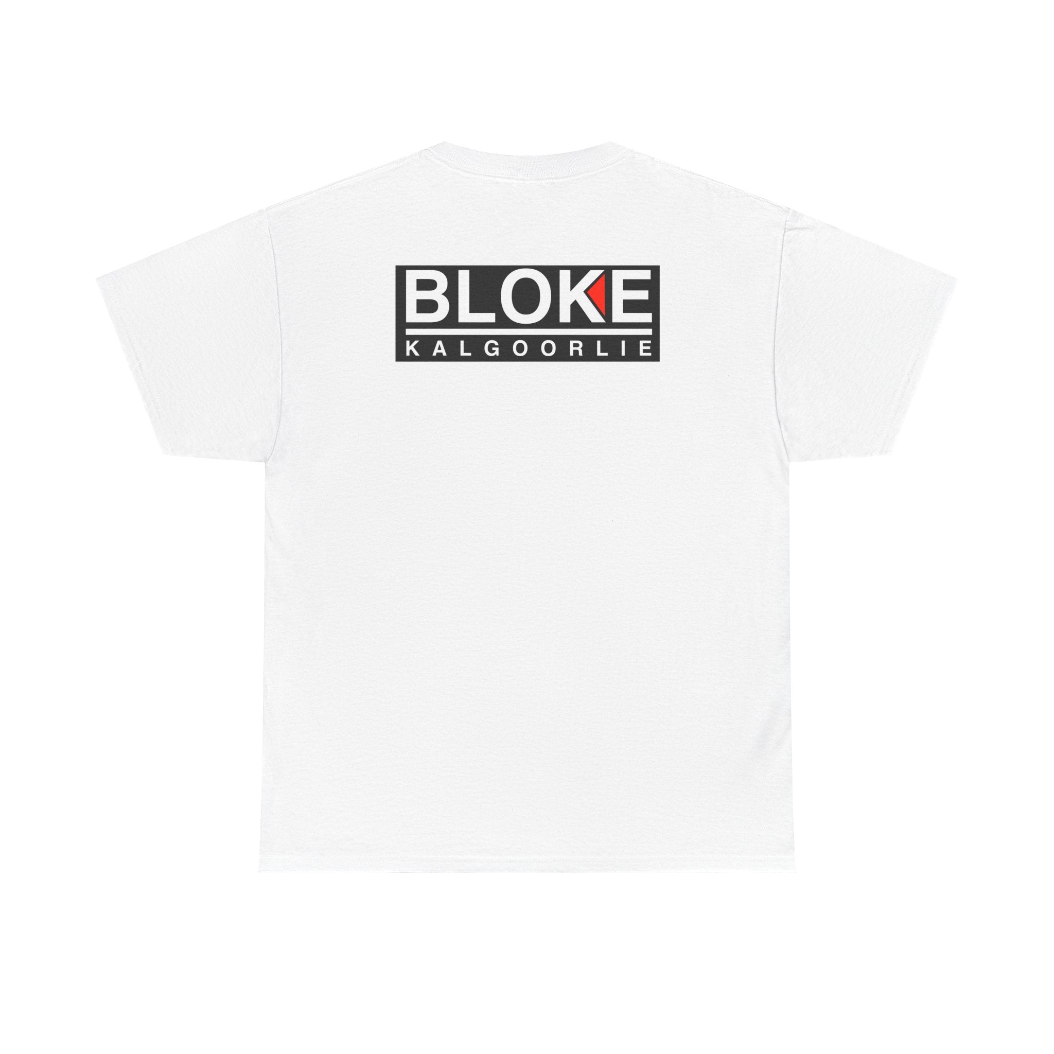 BLOKE KALGOORLIE BRAND WITH LOGO ON THE BACK - Unisex Heavy Cotton Tee