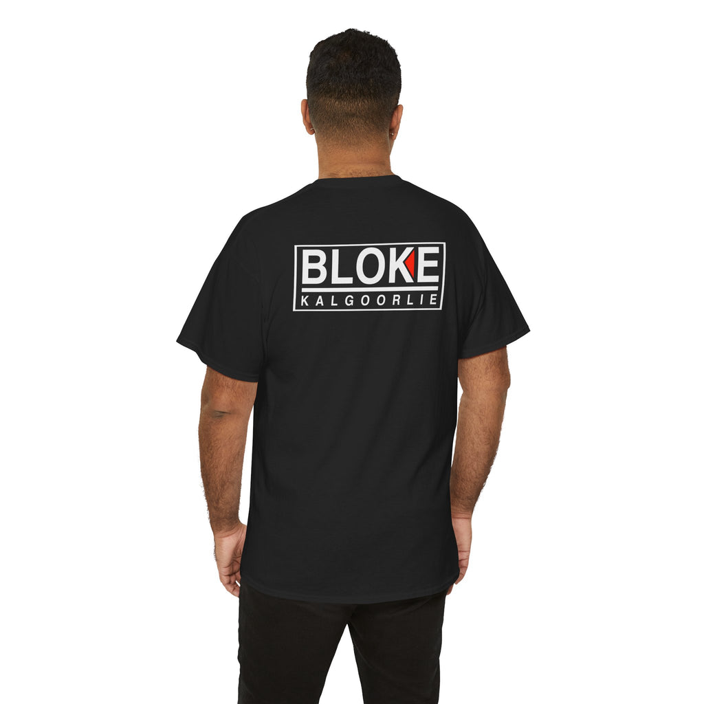 BLOKE KALGOORLIE BRAND WITH LOGO ON THE BACK - Unisex Heavy Cotton Tee
