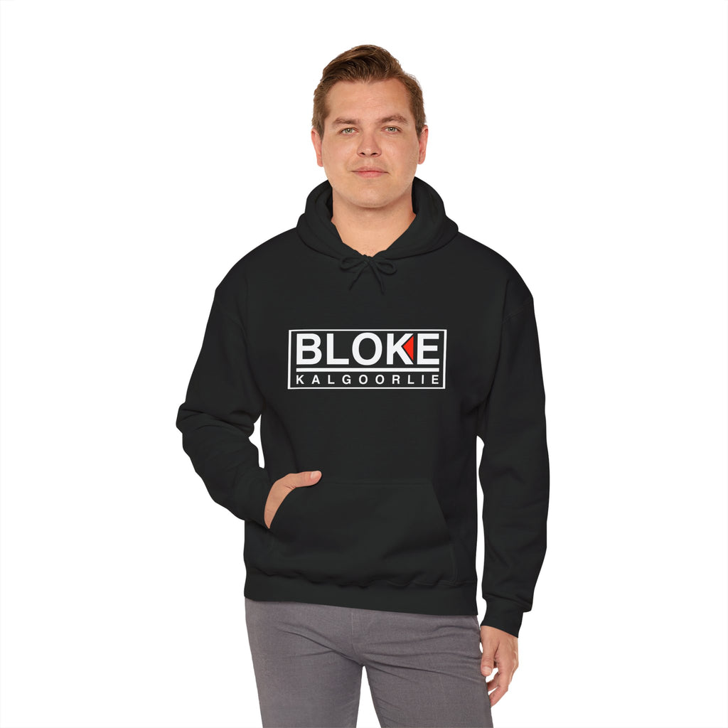 “BLOKE KALGOORLIE” Hoodie – Built for the Heat, the Dust, and the Pub Run