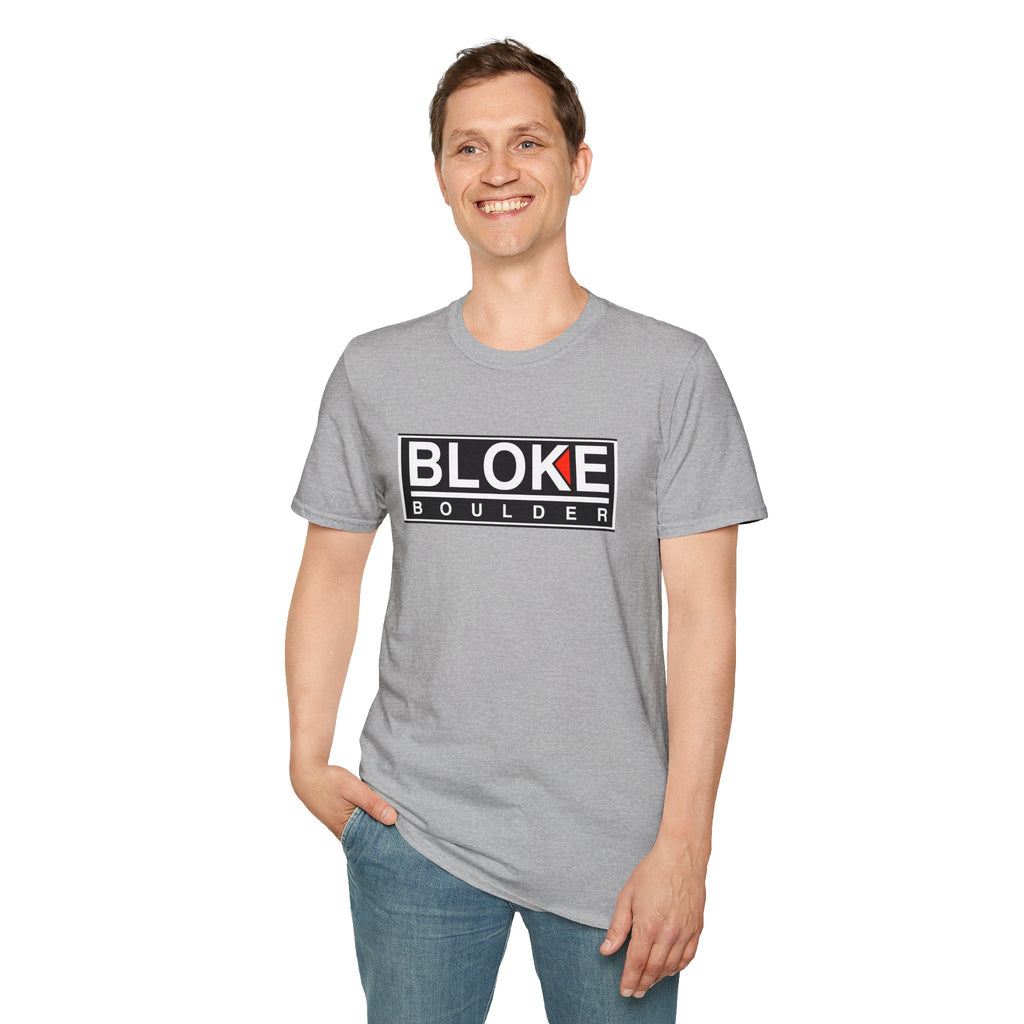 BLOKE BOULDER T-Shirt – Tougher Than Kal, Cooler Than Kal, Better Than Kal (Just Ask Any Boulder Bloke)