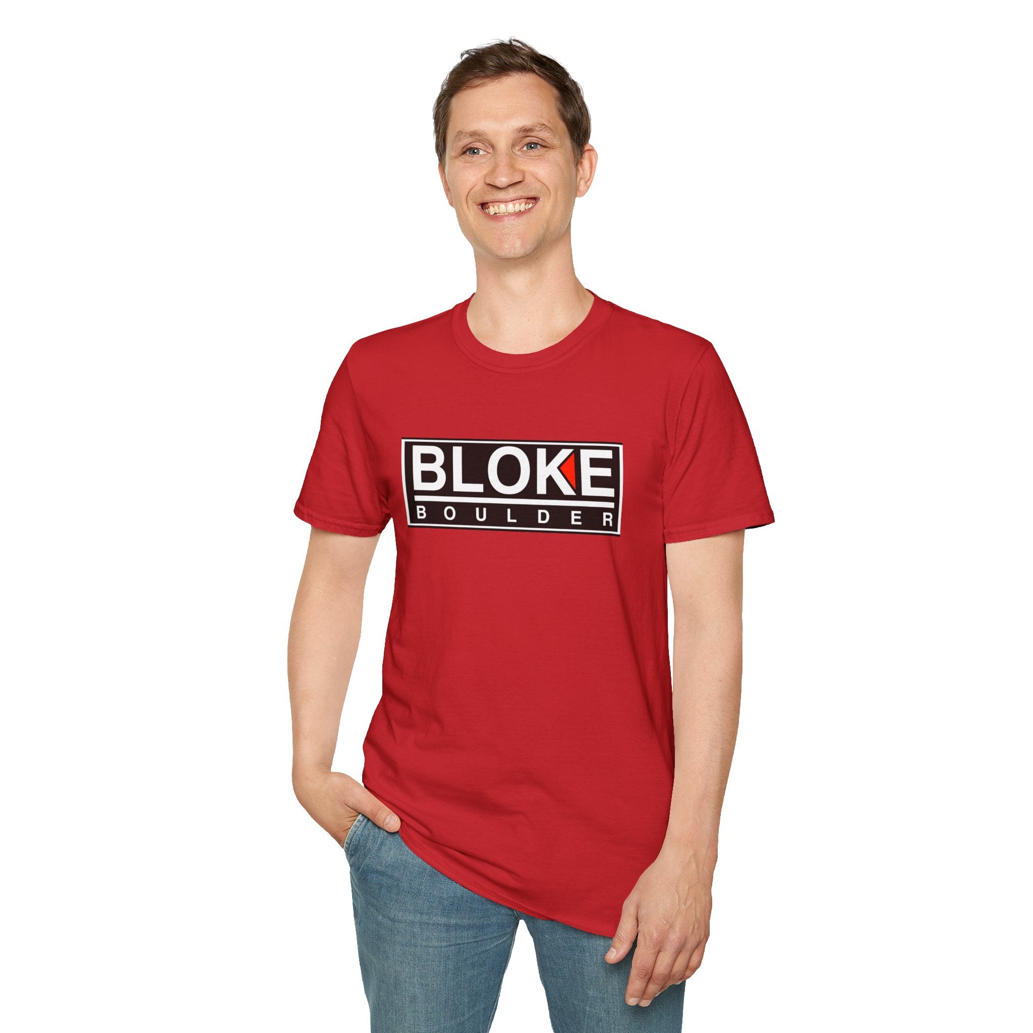 BLOKE BOULDER T-Shirt – Tougher Than Kal, Cooler Than Kal, Better Than Kal (Just Ask Any Boulder Bloke)