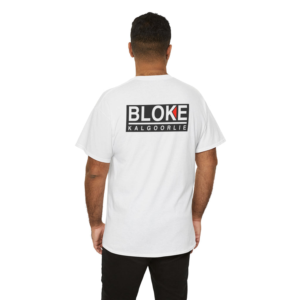 BLOKE KALGOORLIE BRAND WITH LOGO ON THE BACK - Unisex Heavy Cotton Tee