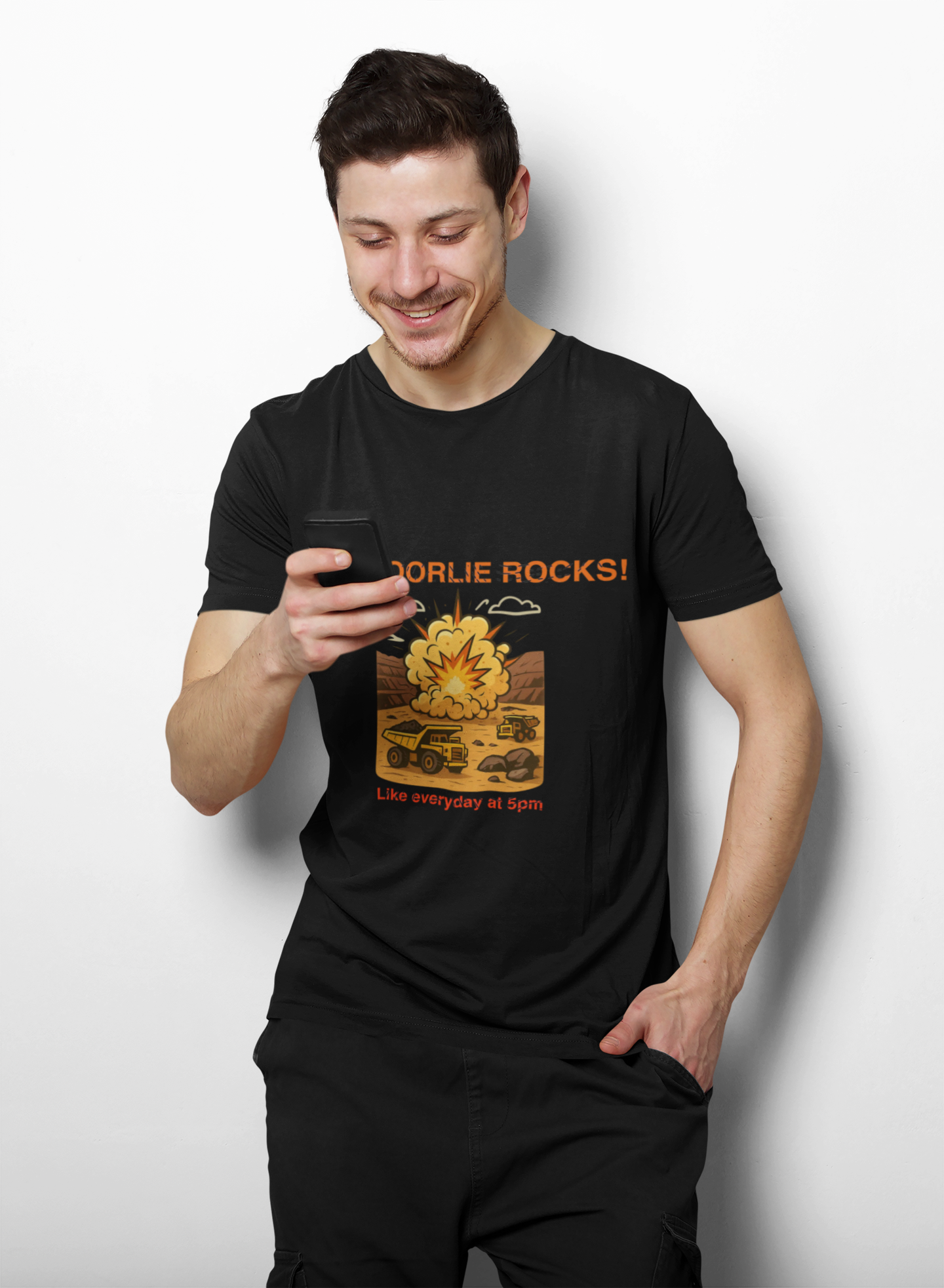 "Kalgoorlie Rocks... Every Day at 5PM" – Funny Aussie Mining Town Tee