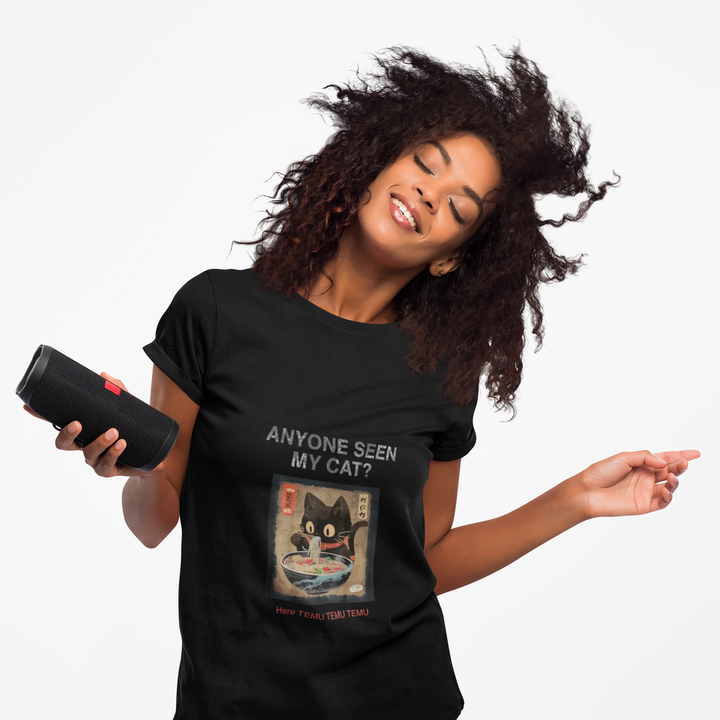 Anyone Seen My Cat?...Here TEMU TEMU TEMU - Unisex Heavy Cotton Tee