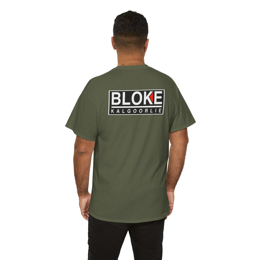 BLOKE KALGOORLIE BRAND WITH LOGO ON THE BACK - Unisex Heavy Cotton Tee