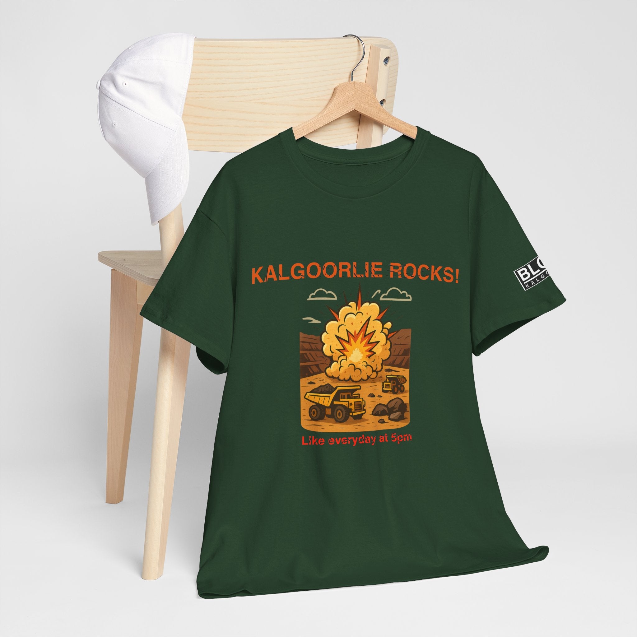 "Kalgoorlie Rocks... Every Day at 5PM" – Funny Aussie Mining Town Tee