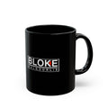 Custom Black Coffee Mug with 'BLOKE KALGOORLIE' Design – Perfect Gift for Coffee Lovers