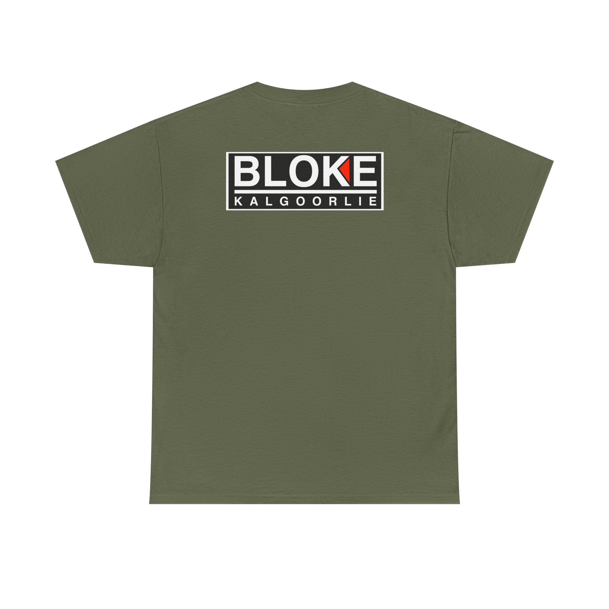 BLOKE KALGOORLIE BRAND WITH LOGO ON THE BACK - Unisex Heavy Cotton Tee