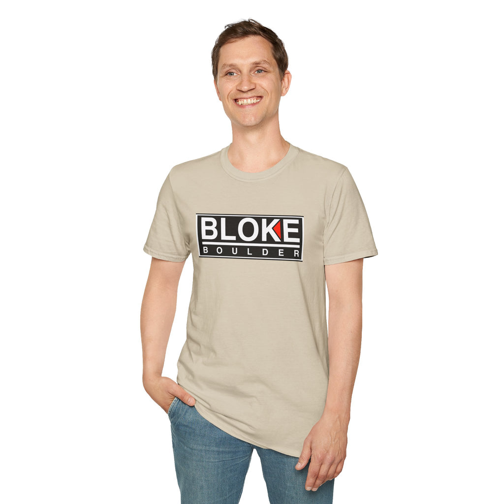 BLOKE BOULDER T-Shirt – Tougher Than Kal, Cooler Than Kal, Better Than Kal (Just Ask Any Boulder Bloke)