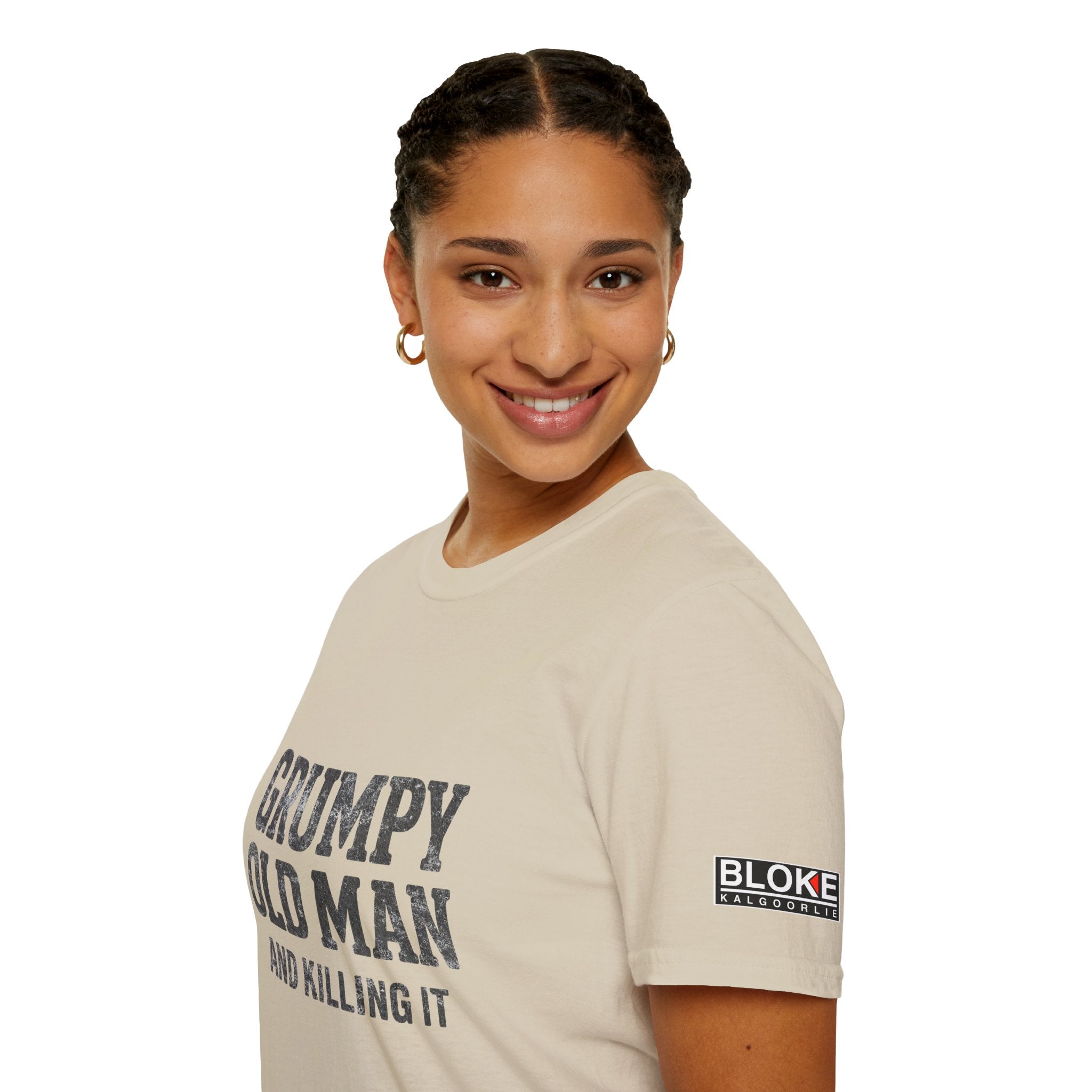 Grumpy Old Man T-Shirt - "Grumpy Old Man and Killing It" Funny Dad Tee