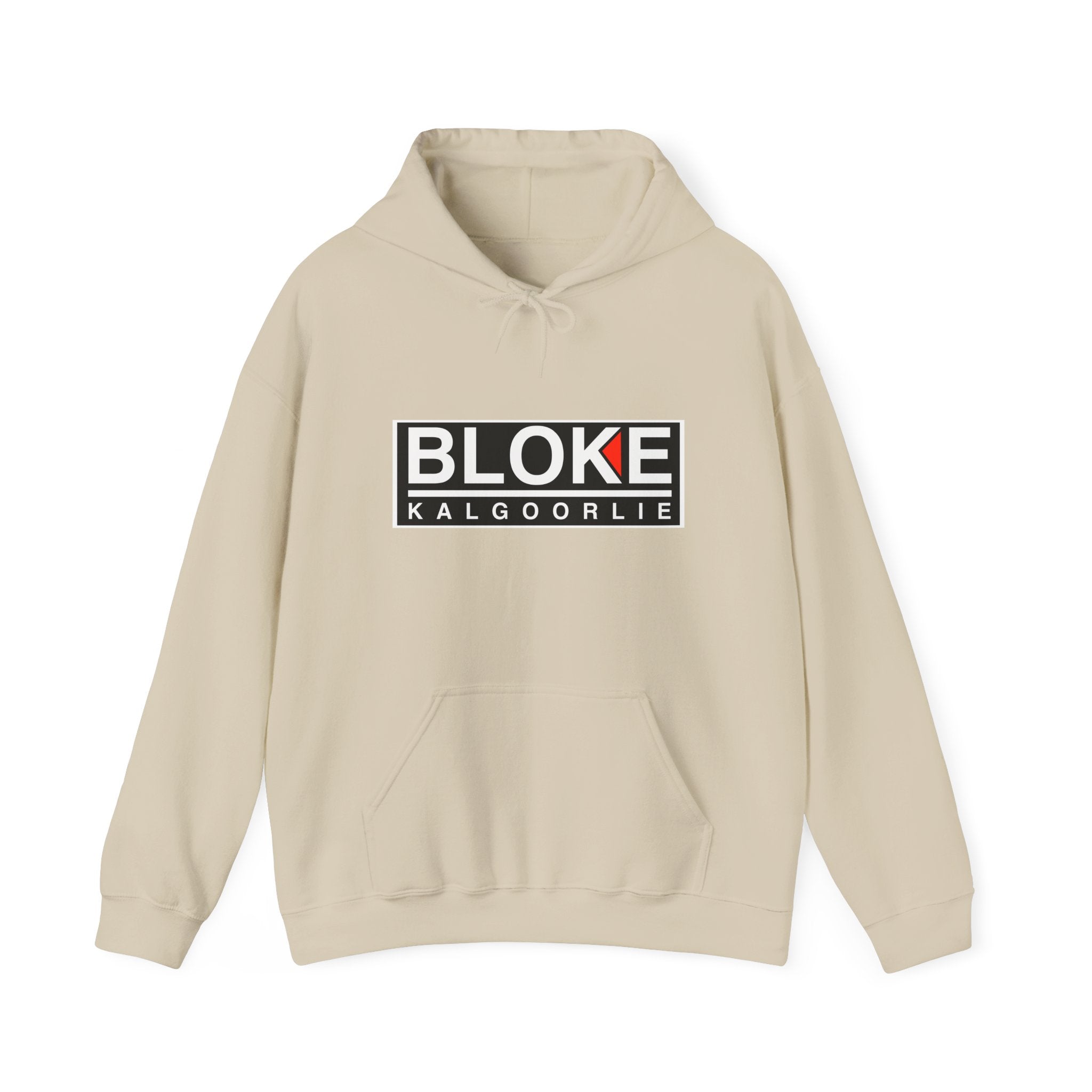 “BLOKE KALGOORLIE” Hoodie – Built for the Heat, the Dust, and the Pub Run