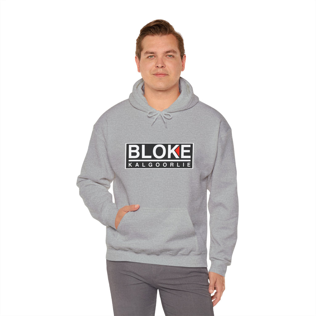 “BLOKE KALGOORLIE” Hoodie – Built for the Heat, the Dust, and the Pub Run