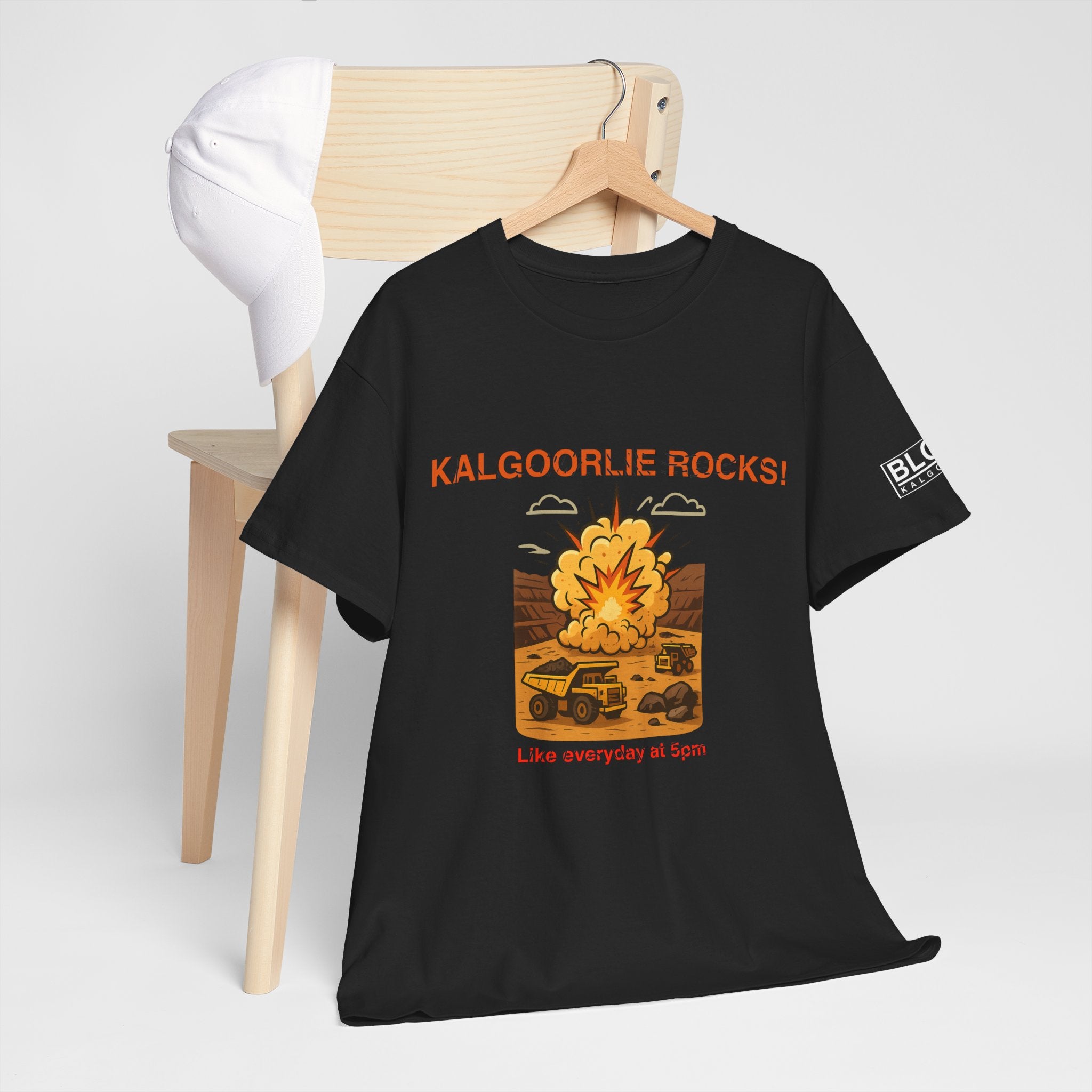 "Kalgoorlie Rocks... Every Day at 5PM" – Funny Aussie Mining Town Tee