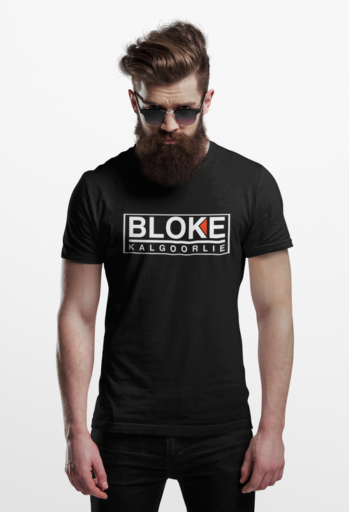 BLOKE KALGOORLIE BRAND WITH LOGO ON THE BACK - Unisex Heavy Cotton Tee